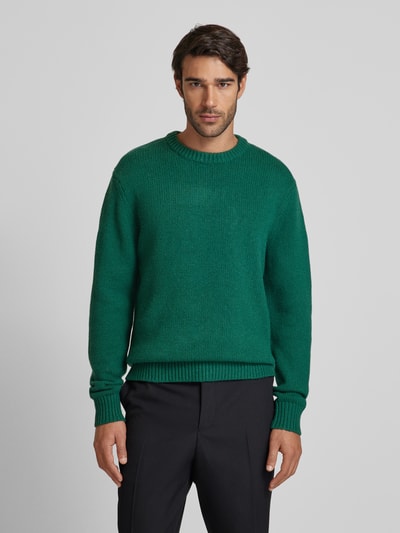 Peek & Cloppenburg SELECTED HOMMEStrickpullover Mit Rundhalsausschnitt Modell 'CODY' In Oliv