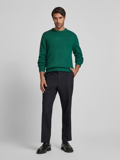 Peek & Cloppenburg SELECTED HOMMEStrickpullover mit Rundhalsausschnitt Modell 'CODY' in oliv