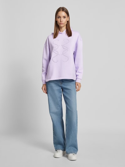 Peek & Cloppenburg Smith and SoulHoodie mit Label-Stitching in flieder