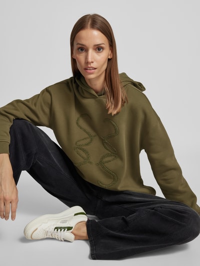 Peek & Cloppenburg Smith And SoulHoodie Mit Label-Stitching In Oliv