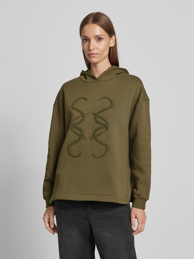 Peek & Cloppenburg Smith And SoulHoodie Mit Label-Stitching In Oliv