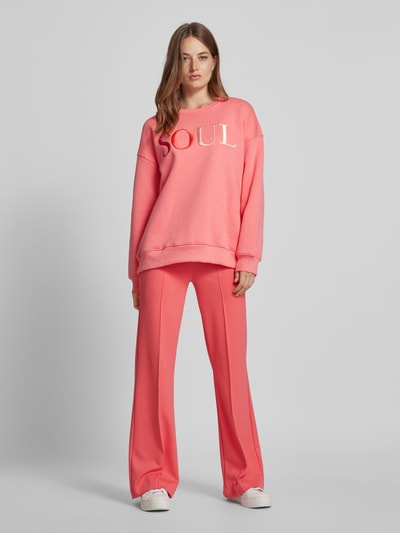 Peek & Cloppenburg Smith and SoulOversized Sweatshirt mit Label-Stitching in pink