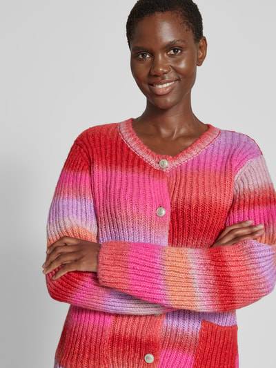 Peek & Cloppenburg Smith And SoulStrickjacke Mit Knopfleiste In Pink Melange