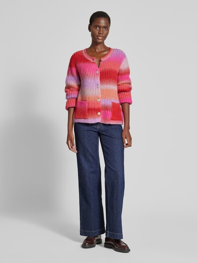 Peek & Cloppenburg Smith And SoulStrickjacke Mit Knopfleiste In Pink Melange