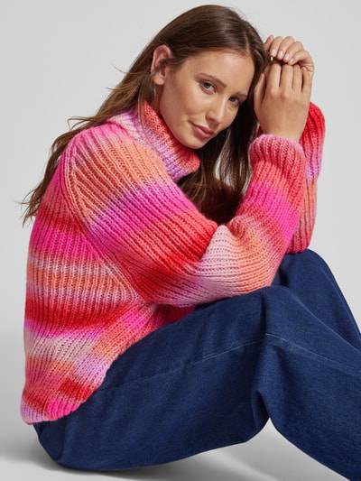 Peek & Cloppenburg Smith And SoulStrickpillover Mit Rollkragen In Pink Melange