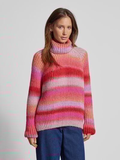 Peek & Cloppenburg Smith And SoulStrickpillover Mit Rollkragen In Pink Melange