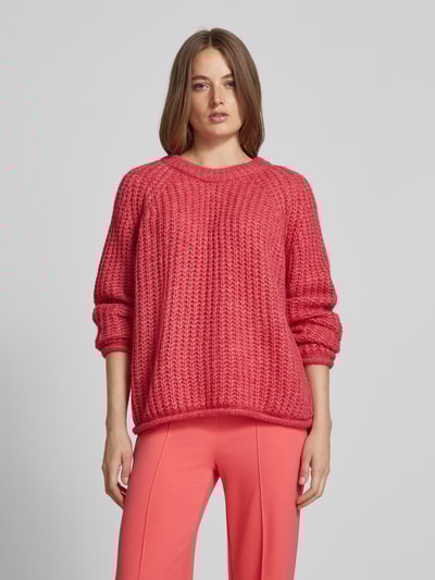 Peek & Cloppenburg Smith And SoulStrickpullover Mit Gerippten Abschlüssen In Pink