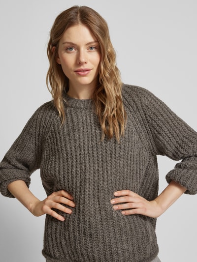 Peek & Cloppenburg Smith And SoulStrickpullover Mit Gerippten Abschlüssen In Taupe