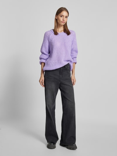 Peek & Cloppenburg Smith and SoulStrickpullover mit Rundhalsausschnitt in flieder