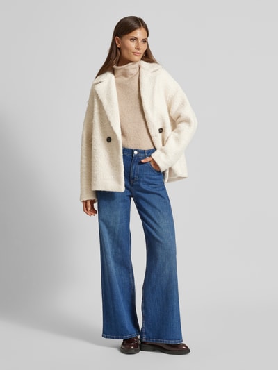 Peek & Cloppenburg SomedayJacke in Teddyfell-Optik mit Reverskragen Modell 'Vantelo' in ecru