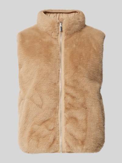 Peek & Cloppenburg SomedayWeste Mit Kunstfellbesatz Modell 'Vury' In Camel