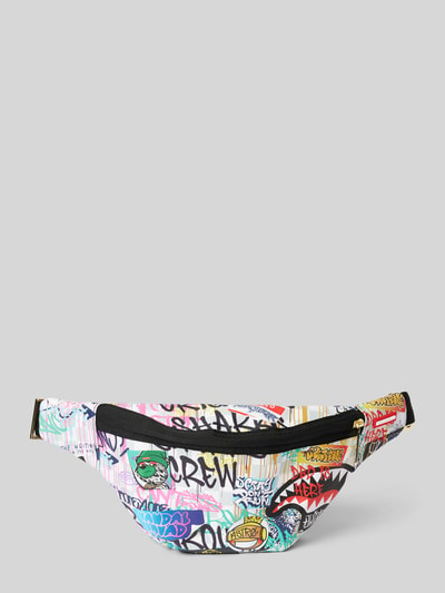 Peek & Cloppenburg SpraygroundBauchtasche Mit Label-Badge Modell 'SIP THE RIZZ CREAM' In Weiss