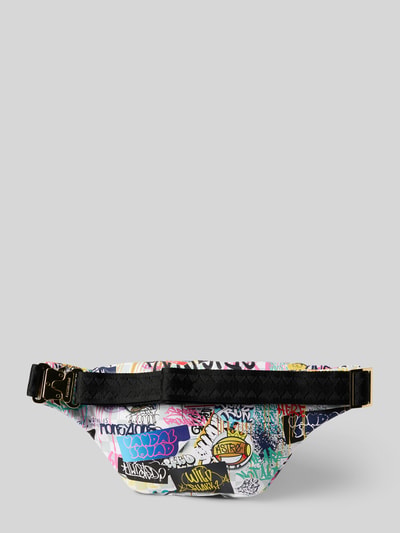Peek & Cloppenburg SpraygroundBauchtasche Mit Label-Badge Modell 'SIP THE RIZZ CREAM' In Weiss