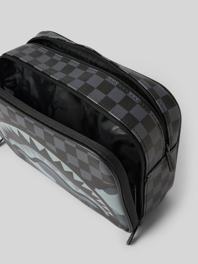 Peek & Cloppenburg SpraygroundKulturtasche Mit Motiv-Print Modell 'SPLIT UP' In Anthrazit