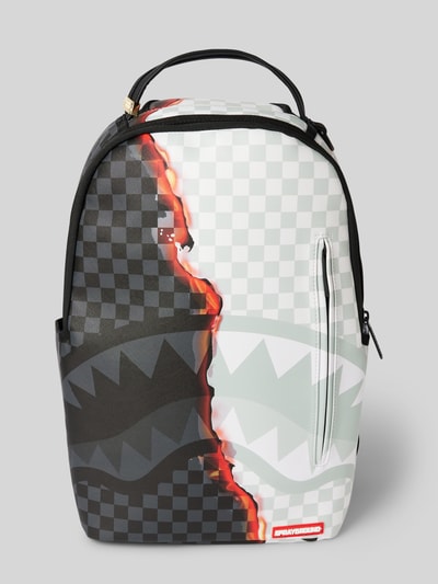 Peek & Cloppenburg SpraygroundRucksack Mit Label-Badge Modell 'SPLIT FIRE' In Anthrazit
