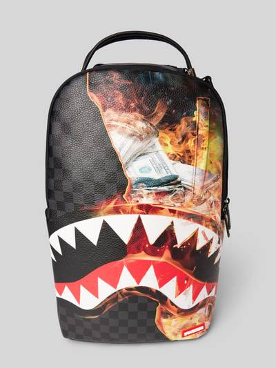 Peek & Cloppenburg SpraygroundRucksack Mit Motiv-Print Modell 'SHARK CHECK' In Black
