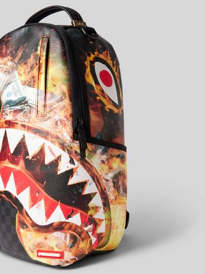Peek & Cloppenburg SpraygroundRucksack Mit Motiv-Print Modell 'SHARK CHECK' In Black
