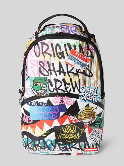 Peek & Cloppenburg SpraygroundRucksack Mit Motiv-Print Modell 'SHARKS IN PARIS THE RIZZ' In Weiss