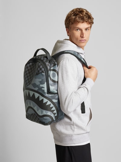 Peek & Cloppenburg SpraygroundRucksack mit Motiv-Print Modell 'SPLIT UP' in anthrazit