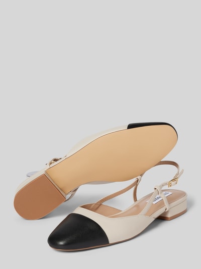 Peek & Cloppenburg Steve MaddenBallerinas Aus Leder Mit Dornschließe In Ecru