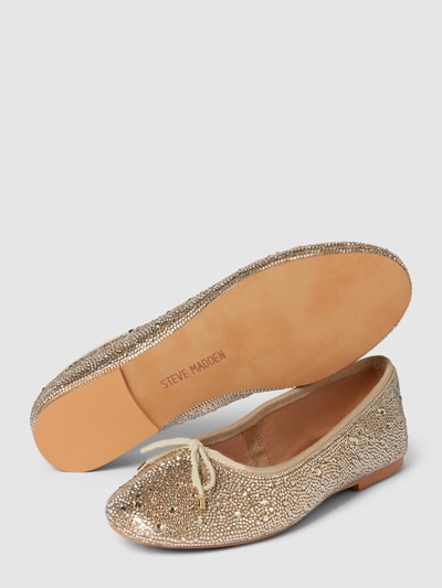 Peek & Cloppenburg Steve MaddenBallerinas Mit Ziersteinbesatz In Gold