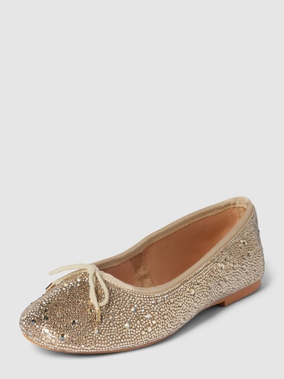 Peek & Cloppenburg Steve MaddenBallerinas mit Ziersteinbesatz in gold