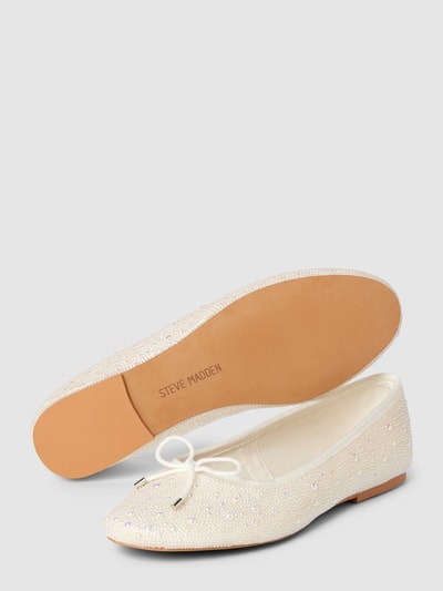 Peek & Cloppenburg Steve MaddenBallerinas Mit Ziersteinbesatz Modell 'BLOSSOMS-P' In Offwhite