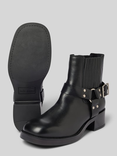 Peek & Cloppenburg Steve MaddenBoots Aus Leder Mit Blockabsatz Modell 'BREAKER' In Black
