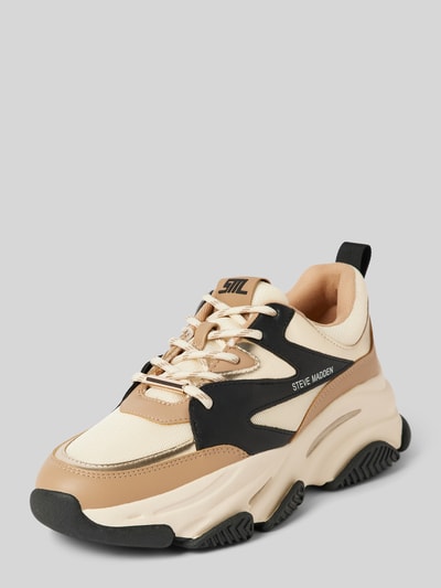 Peek & Cloppenburg Steve MaddenChunky Sneaker mit Label-Print Modell 'PROGRESSIVE' in beige
