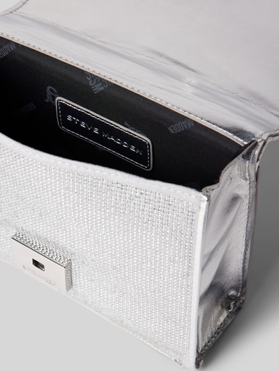 Peek & Cloppenburg Steve MaddenCrossbody Bag Mit Allover-Strasssteinbesatz In Silber