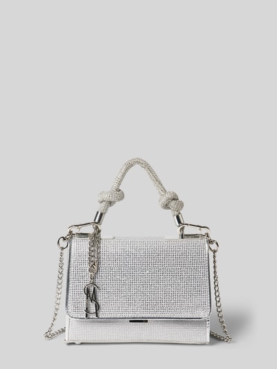 Peek & Cloppenburg Steve MaddenCrossbody Bag mit Allover-Strasssteinbesatz in silber