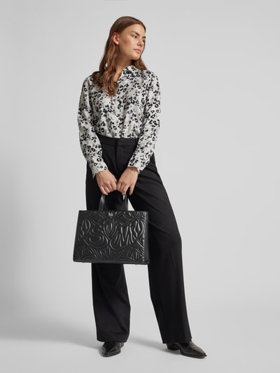 Peek & Cloppenburg Steve MaddenHandtasche mit Steppnähten und Label-Applikation in black