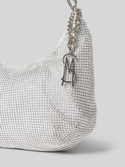 Peek & Cloppenburg Steve MaddenHobo Bag Mit Allover-Strasssteinbesatz Modell 'KAYA' In Silber