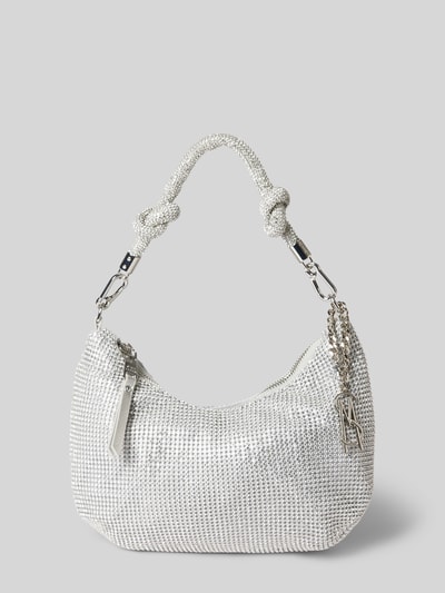 Peek & Cloppenburg Steve MaddenHobo Bag mit Allover-Strasssteinbesatz Modell 'KAYA' in silber