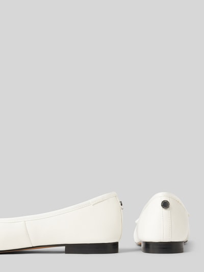 Peek & Cloppenburg Steve MaddenLederballerinas Mit Schleifen-Detail Modell 'ELLISON' In Offwhite