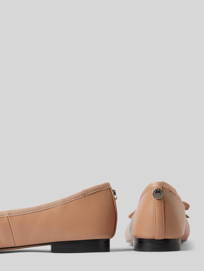 Peek & Cloppenburg Steve MaddenLederballerinas Mit Schleifen-Detail Modell 'ELLISON' In Beige