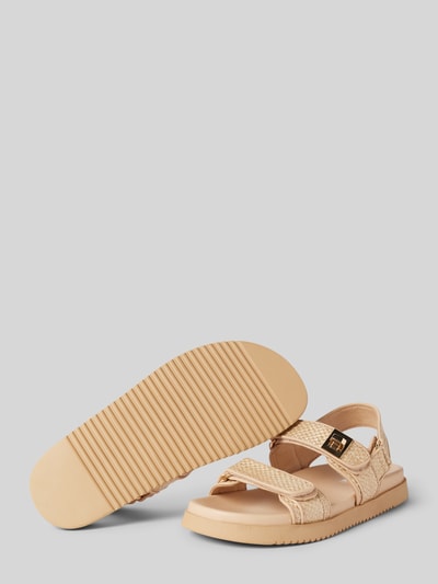 Peek & Cloppenburg Steve MaddenLedersandalen Mit Label-Applikation Modell 'MONA' In Beige
