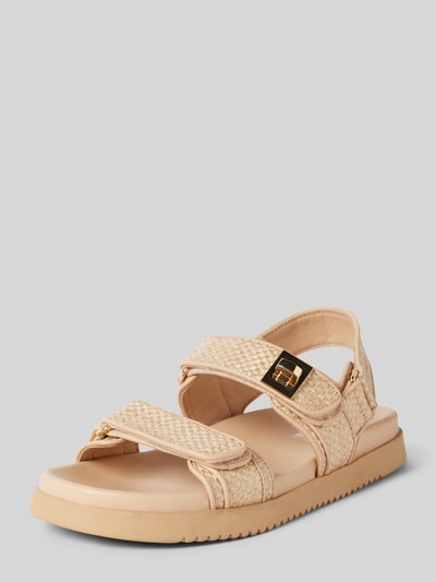 Peek & Cloppenburg Steve MaddenLedersandalen Mit Label-Applikation Modell 'MONA' In Beige