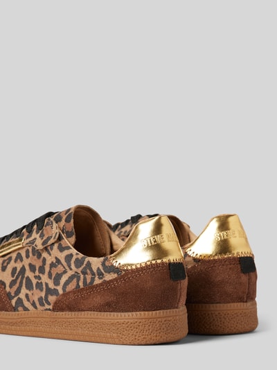 Peek & Cloppenburg Steve MaddenLedersneaker Mit Schnürverschluss Modell 'EMPORIA' In Cognac