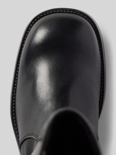 Peek & Cloppenburg Steve MaddenLederstiefel Mit Dornschließen Modell 'BATTLE' In Black