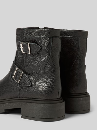 Peek & Cloppenburg Steve MaddenLederstiefel Mit Dornschließen Modell 'CHOICE' In Black