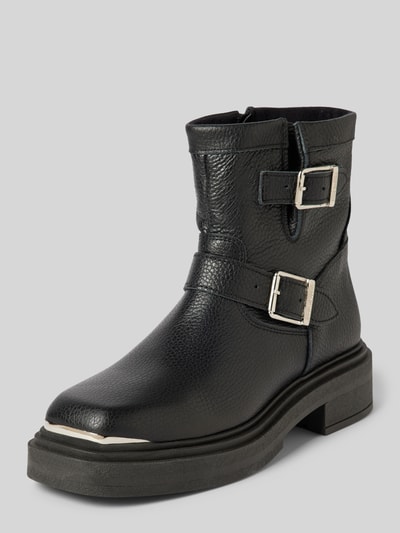 Peek & Cloppenburg Steve MaddenLederstiefel mit Dornschließen Modell 'CHOICE' in black