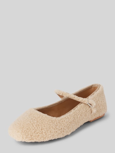 Peek & Cloppenburg Steve MaddenPretty Ballerinas mit Teddyfell Modell 'Vinetta-F' in beige