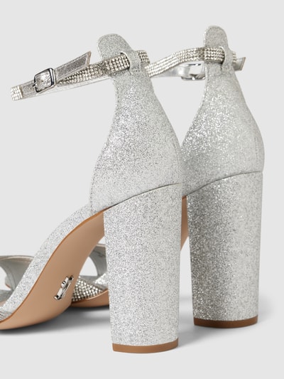 Peek & Cloppenburg Steve MaddenSandalette Mit Strasssteinbesatz Modell 'CAPSULE' In Silber