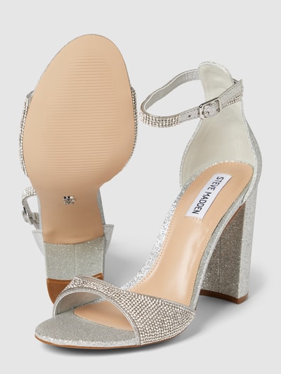 Peek & Cloppenburg Steve MaddenSandalette Mit Strasssteinbesatz Modell 'CAPSULE' In Silber