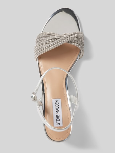 Peek & Cloppenburg Steve MaddenSandalette Mit Strasssteinbesatz Modell 'ISMERIA' In Silber