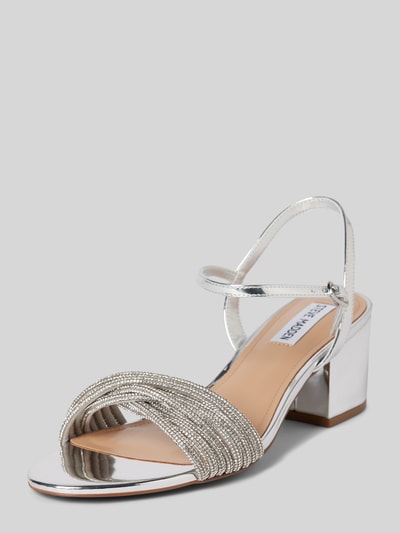 Peek & Cloppenburg Steve MaddenSandalette mit Strasssteinbesatz Modell 'ISMERIA' in silber