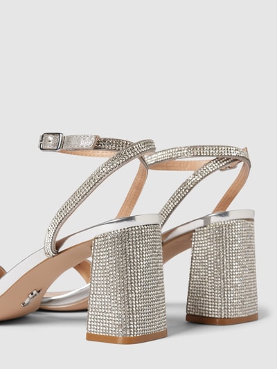 Peek & Cloppenburg Steve MaddenSandalette Mit Strasssteinbesatz Modell 'LUXE' In Silber