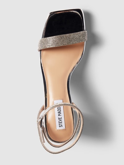 Peek & Cloppenburg Steve MaddenSandalette Mit Strasssteinbesatz Modell 'LUXE' In Silber
