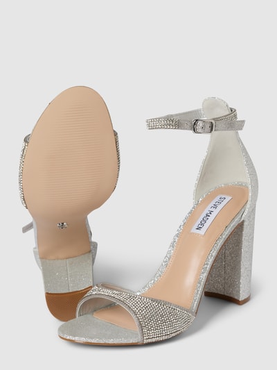 Peek & Cloppenburg Steve MaddenSandalette Mit Strasssteinbesatz Modell 'CAPSULE' In Silber